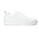 DOMS Comfort Leather Sneakers (White) — White sneakers | Modello Domani