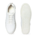 DOMS Comfort Leather Sneakers (White) — White sneakers | Modello Domani
