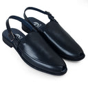 Classic Strap Peshawari (Black) — Black shoes | Modello Domani