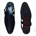 Classic Strap Peshawari (Black) — Black shoes | Modello Domani