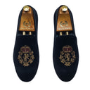 The Kingsman Slipons (Black - Limited Edition #GoldBottom) — Black slipons | Modello Domani