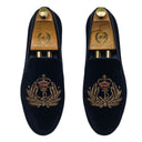 The Nautical Slipons (Black - Limited Edition #GoldBottom) — Black slipons | Modello Domani