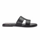 Hades Leather Slippers (Black) — Black slippers | Modello Domani