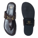 Louis Leather Slippers (Brown) — Brown slippers | Modello Domani