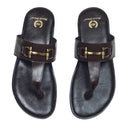 Louis Leather Slippers (Brown) — Brown slippers | Modello Domani