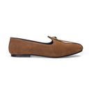 Pasha Suede Juttis (Chocolate Brown) — Brown juttis | Modello Domani