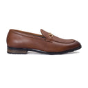 Italian Cut Buckle Slipons (Tan) — Tan slipons | Modello Domani