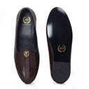 Pasha Leather Juttis (Brown) — Brown juttis | Modello Domani