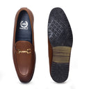 Italian Cut Buckle Slipons (Tan) — Tan slipons | Modello Domani