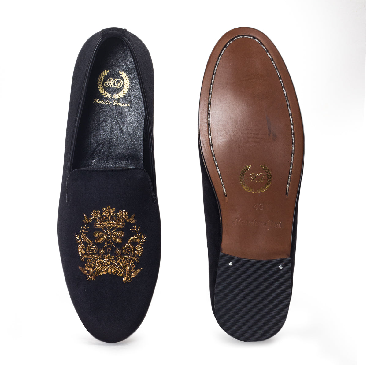 The Emperor Bee Slipons (Black - Limited Edition)