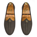 Pasha Suede Juttis (Sage Green) (Limited Edition) — Green juttis | Modello Domani