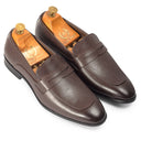 Valencia Slipons (Brown) — Brown slipons | Modello Domani