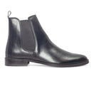 Leather Chelsea Boots (Black) — Black boots | Modello Domani