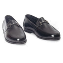 Marbella Slipons (Black) — Black slipons | Modello Domani