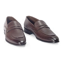 Valencia Slipons (Brown) — Brown slipons | Modello Domani