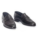 Valencia Slipons (Black) — Black slipons | Modello Domani