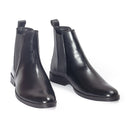 Leather Chelsea Boots (Black) — Black boots | Modello Domani