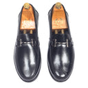 Marbella Slipons (Black) — Black slipons | Modello Domani