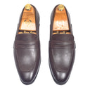 Valencia Slipons (Brown) — Brown slipons | Modello Domani