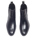 Leather Chelsea Boots (Black) — Black boots | Modello Domani