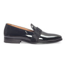 Carlos Patent Slipons (Patent Black) — Black slipons | Modello Domani
