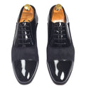 Oscar Patent-Velvet Oxfords (Patent Black) — Black oxfords | Modello Domani