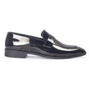 Valencia Slipons (Patent Black) — Black slipons | Modello Domani