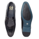 Valencia Slipons (Patent Black) — Black slipons | Modello Domani