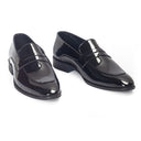 Valencia Slipons (Patent Black) — Black slipons | Modello Domani