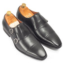 Wellington Leather Monks (Black) — Black monks | Modello Domani