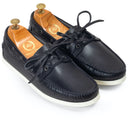 Lucia Yatch Leather Loafers (Black - Limited Edition) — Black loafers | Modello Domani