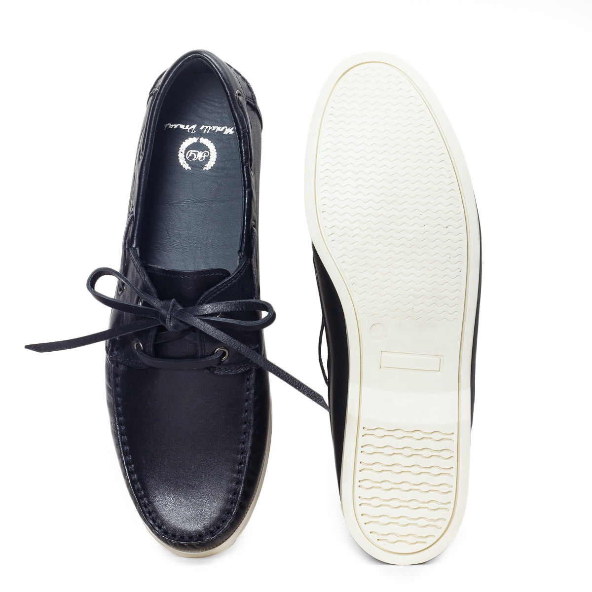 Lucia Yatch Leather Loafers (Black - Limited Edition)