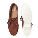 Lucia Yatch Suede Loafers (Brown - Limited Edition) — Brown loafers | Modello Domani