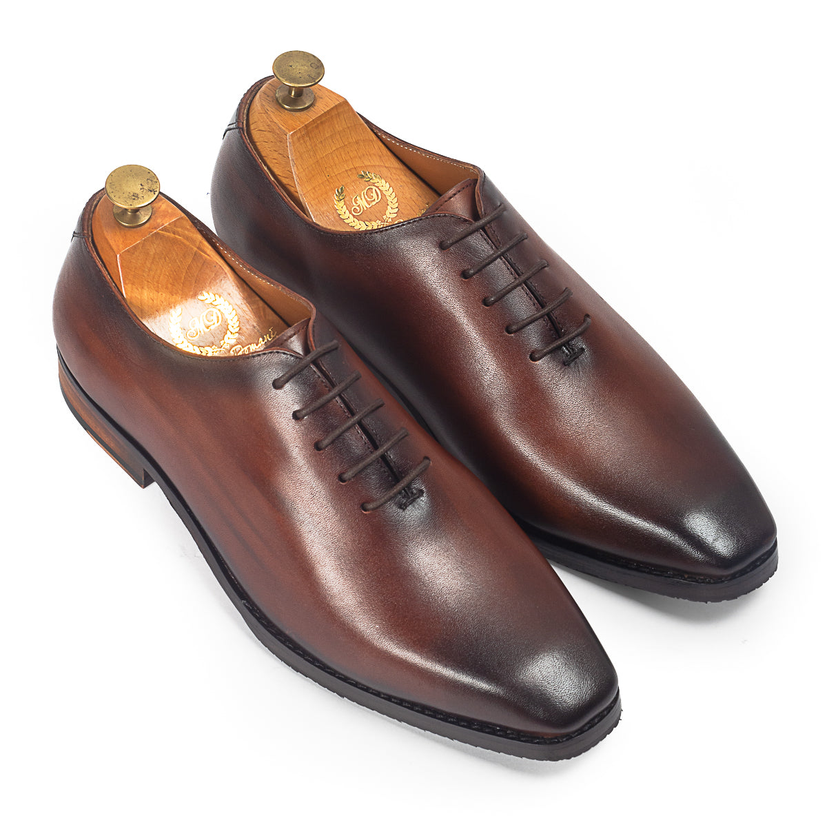 Kingsley Patina Leather Wholecut (Tan-Brown)