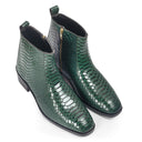 Serpente Leather Boots (Ninja Green) (Limited Edition)