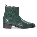 Serpente Leather Boots (Ninja Green) (Limited Edition)