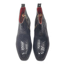 Obsidian Suede-Leather Boots (Black) (Limited Edition)