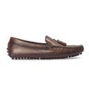 Gommino Leather Tassel Loafers (Brown Burnish) — Brown loafers | Modello Domani