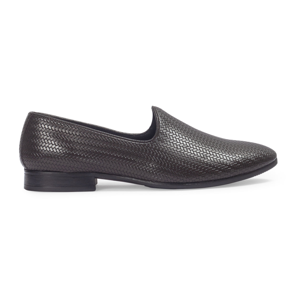 Textured Fusion Jutti Slipons (Brown)