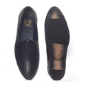 Textured Fusion Jutti Slipons (Brown) — Brown jutti | Modello Domani