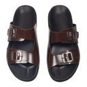 Magnus Sandals (Brown) — Brown sandals | Modello Domani