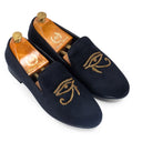 The Egyptian King Slipons (Black) — Black slipons | Modello Domani