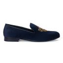 The Regal Bee Slipons (Navy) — Navy slipons | Modello Domani