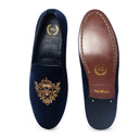 The Regal Bee Slipons (Navy) — Navy slipons | Modello Domani