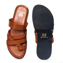 Gladiator Slippers (Tan) — Tan slippers | Modello Domani