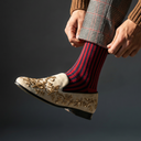 Golden Garden Slipons (Beige - Limited Edition) — Beige slipons | Modello Domani