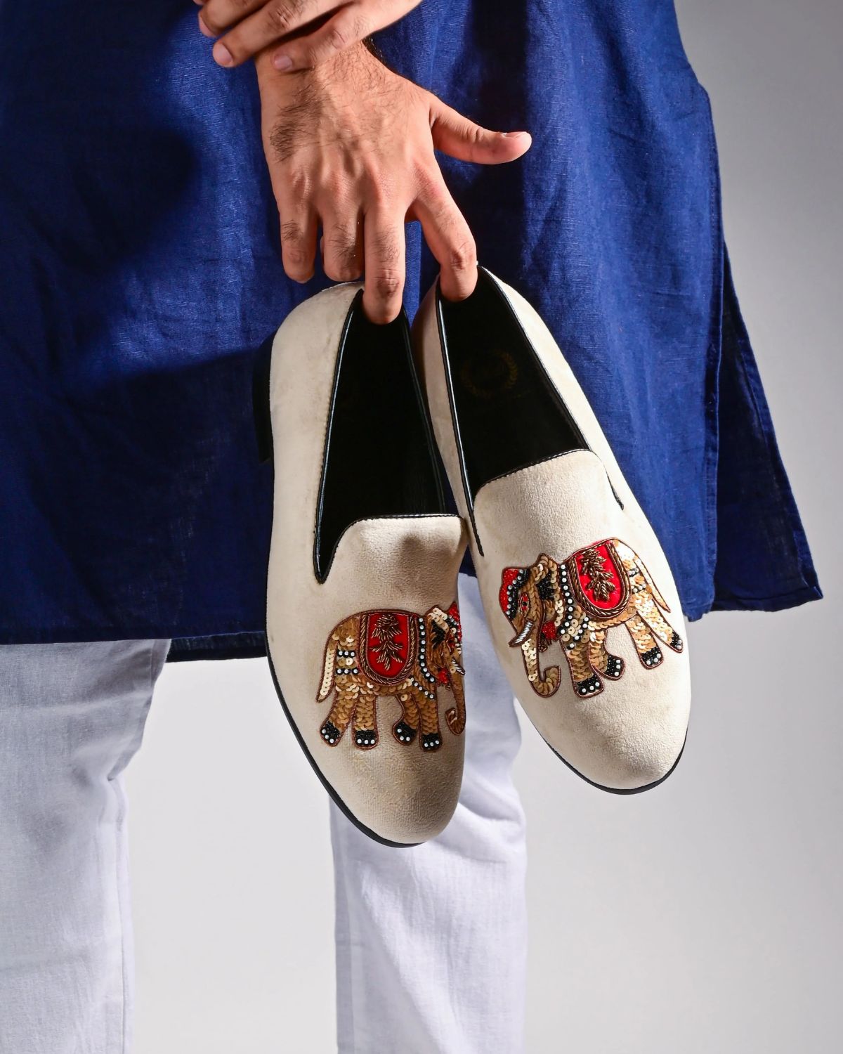 The Maharaja Slipons (Cream Beige - Limited Edition)