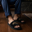 punjabi slogan home comfort slippers men