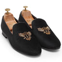 The Falcon Slipons (Black) — Black slipons | Modello Domani