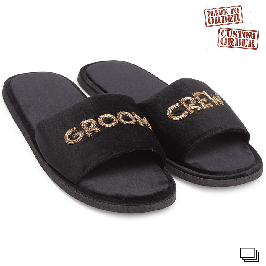 Custom hotsell slippers mens